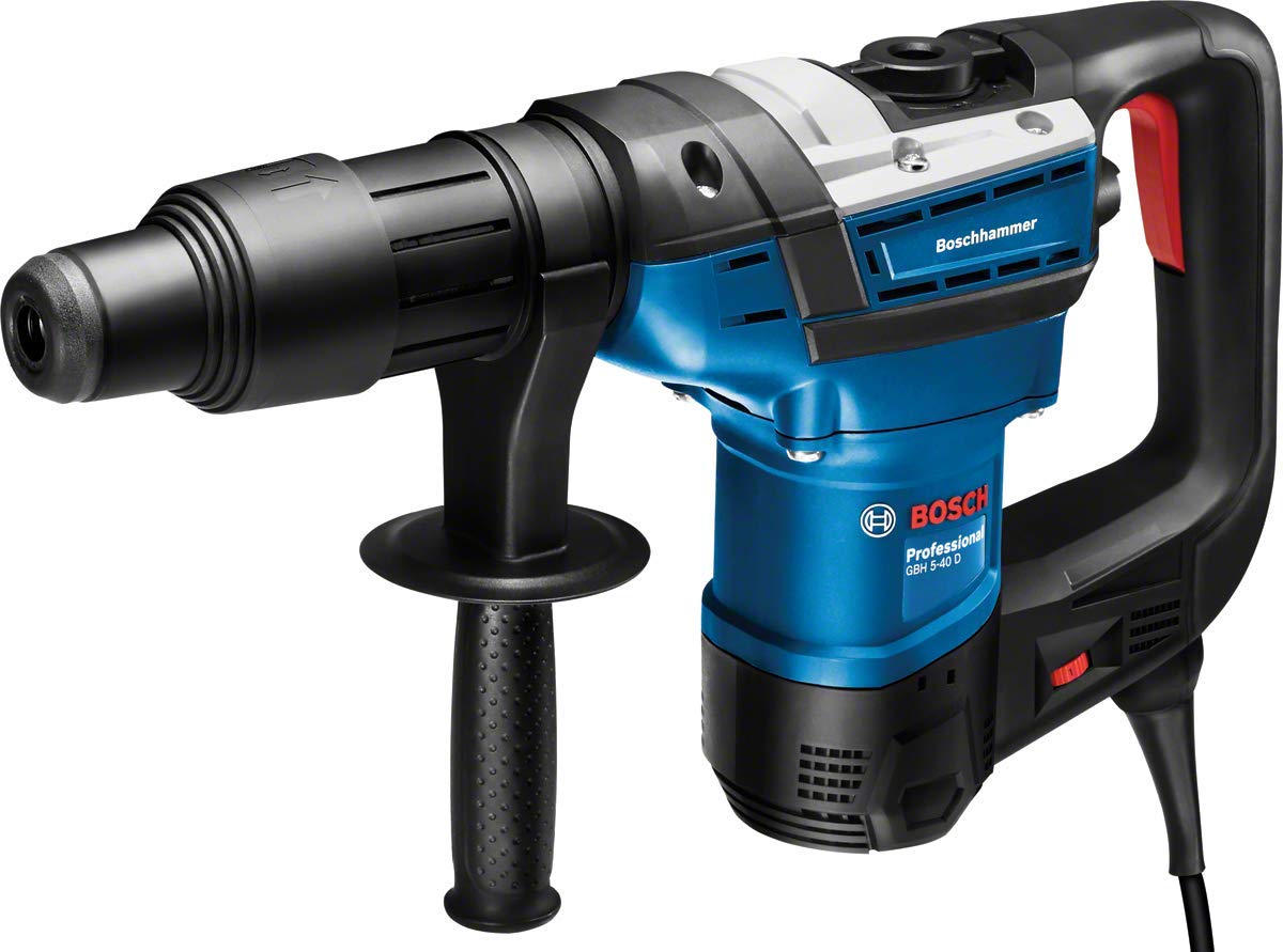 GBH 5-40 D Rotary Hammer (SDS plus, incl. auxiliary handle, lubrication tube, machine cloth, in a case