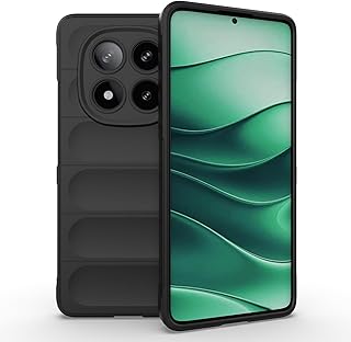 For Redmi NOTE 14 Pro 5G ケース Sediven Redmi NOTE 14 Pro 5G カバー 上質TPU レンズ保護 薄型 キズ防止 指紋防止 落下防止 軽量 全面保護カバー (ブラック)