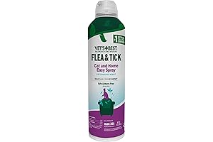 Vet's Best Natural Flea & Tick Cat Spray for Flea & Tick Prevention