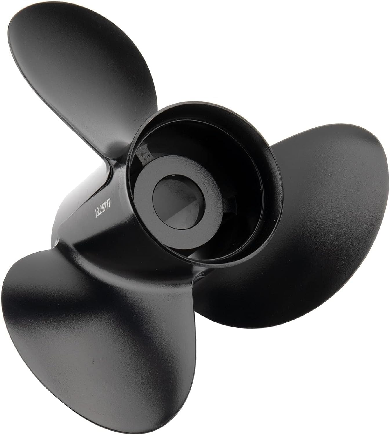 13 1/4X17 765183 Upgrade Aluminum Outboard Boat Propeller fit BRP Johnson Evinrude 40-140HP, Hub Kits Included, 50 60 65 70 75 85 88 90 100 110 112 115 120 125 130 135HP 13 Spline Tooth