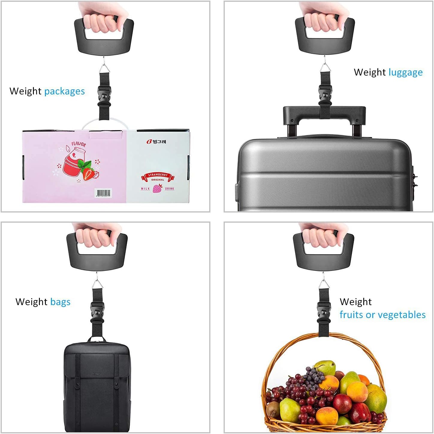ترازو دیجیتال آویز MAKINGTEC با قلاب 110lb/50kg