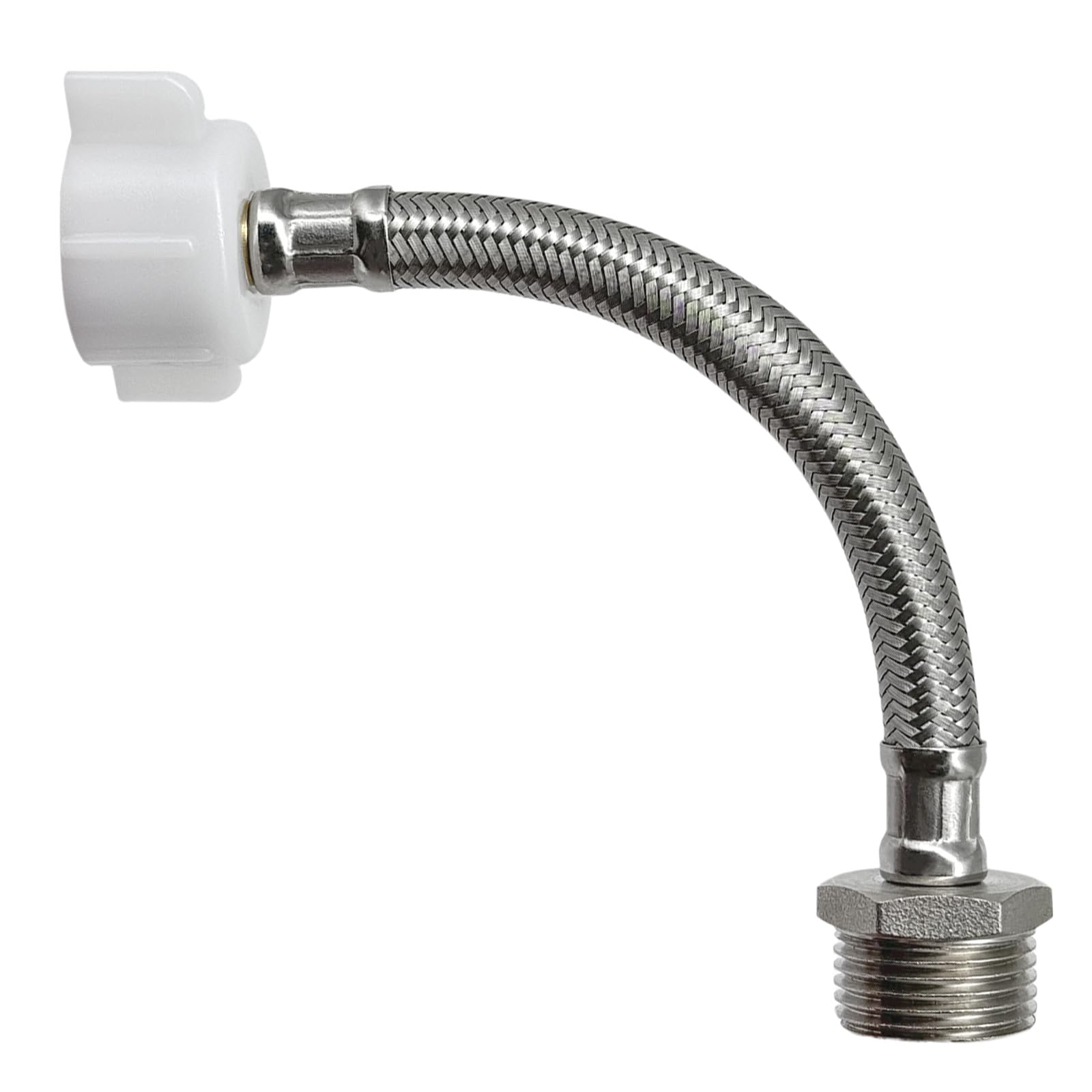 Photo 1 of OBQSNS Stainless Steel Toilet Hose Extension