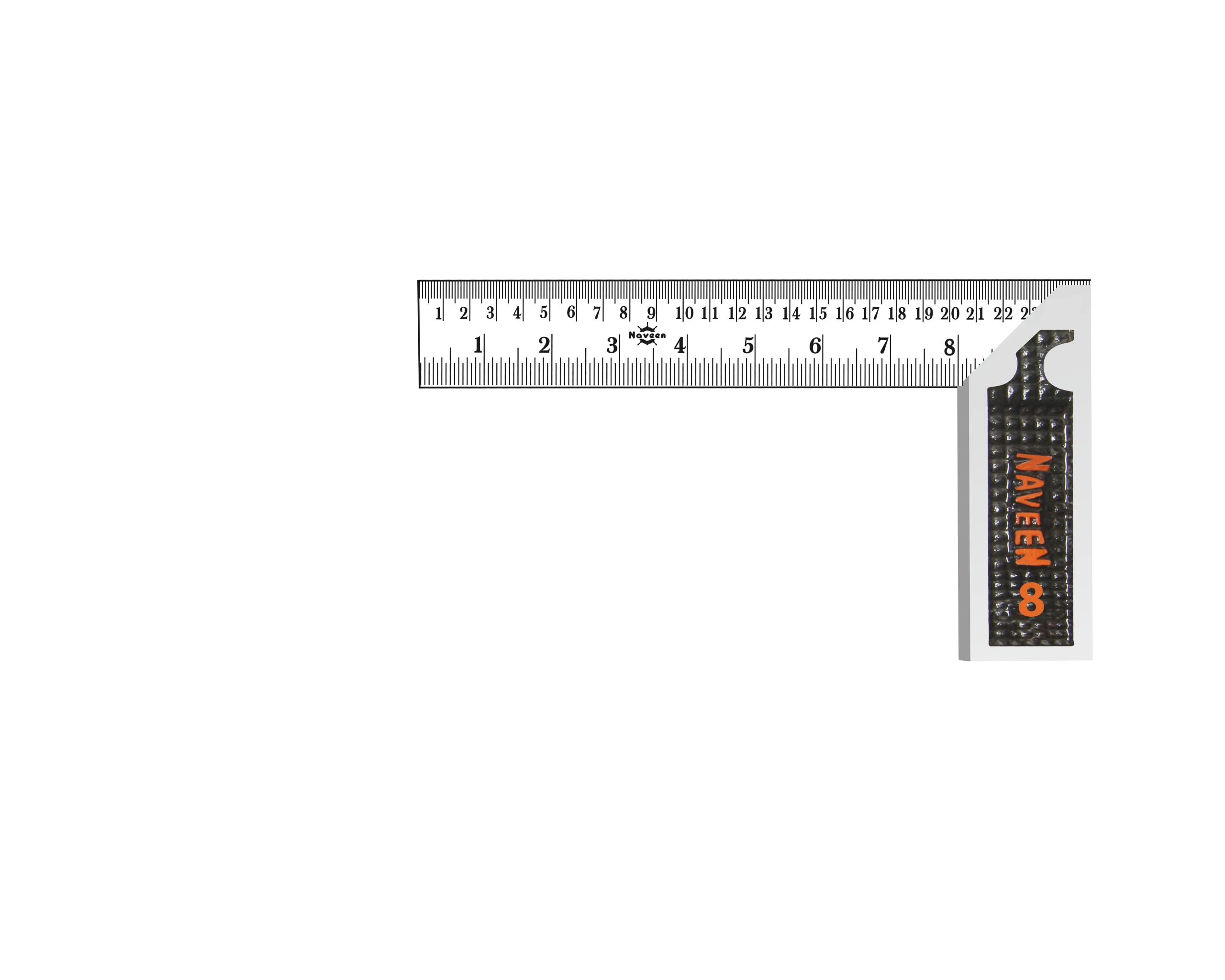 Try square Angle cut (Double side print Black) (8")