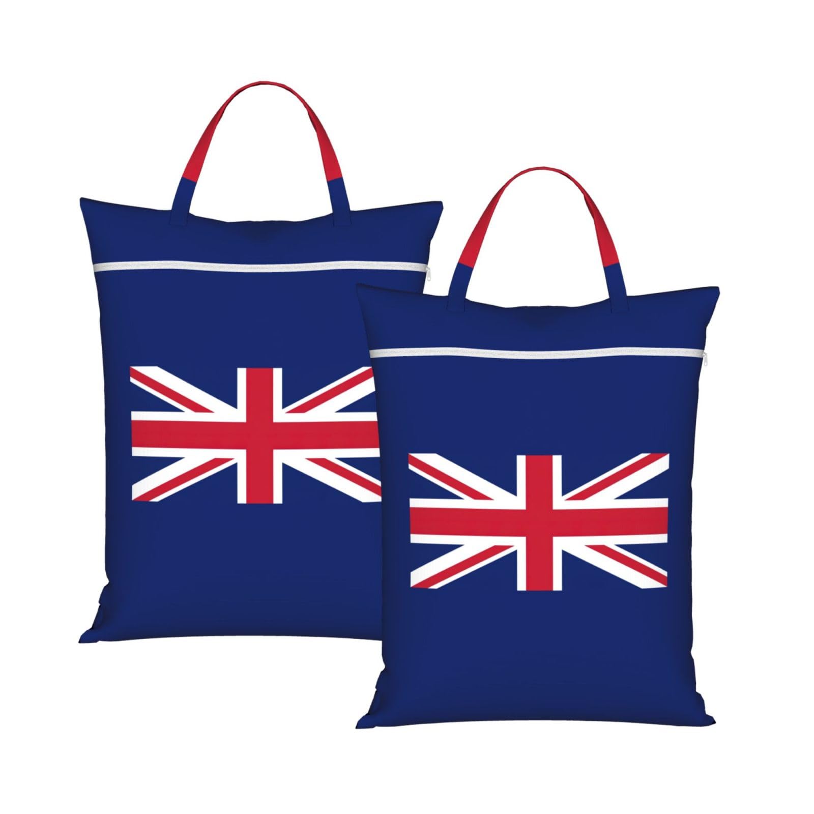 Sac à linge de voyage pliable drapeau britannique pour camping et dortoir