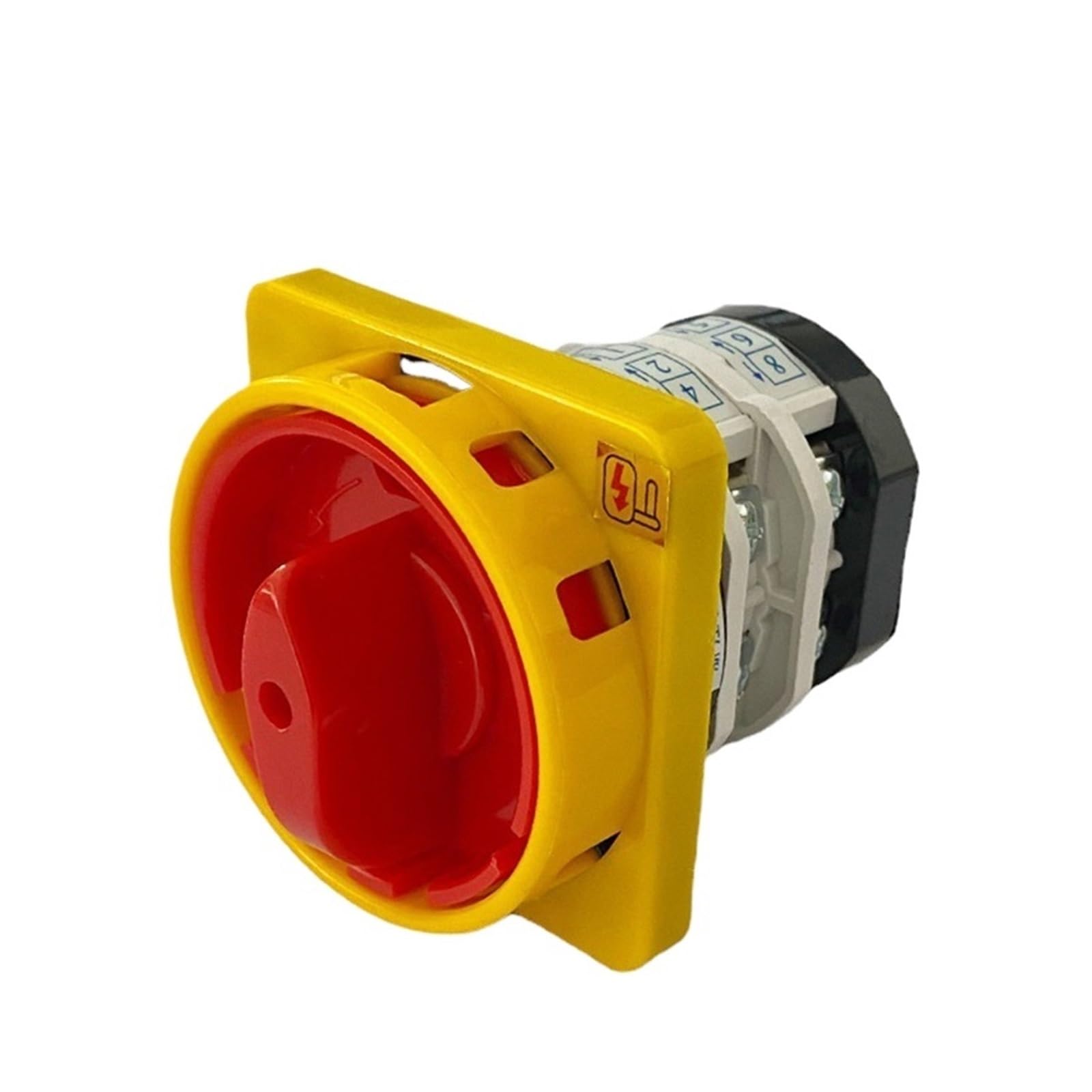 VSPPJYFG Electrical Changeover Cam Switch YMZ12-32/2GS with Padlock Plate On-Off 2 Position Poles 32A 690V Interruptor Rotary Selector