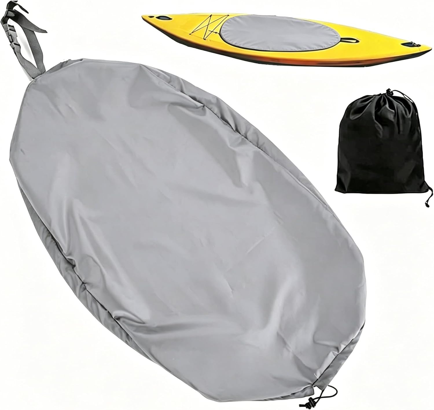 GFEPOLC Kayak Cockpit Cover, Drape Shield For Riot Kayaks Bayside 15 Tandem, Rainproof