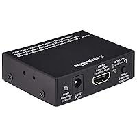 Amazon Basics - Estrattore e convertitore audio 4K@30Hz da HDMI a HDMI con uscita