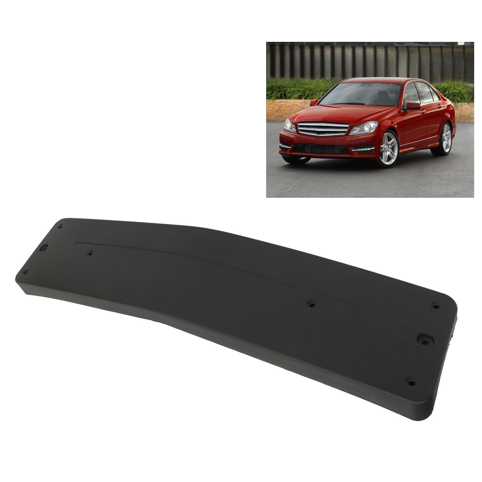 Cadre de Plaque D'immatriculation, Support de Plaque D'immatriculation Avant de Voiture, étiquette de Cadre pour Classe C W204 AMG Sport 2011 à 2013 2048173278 A2048173278,