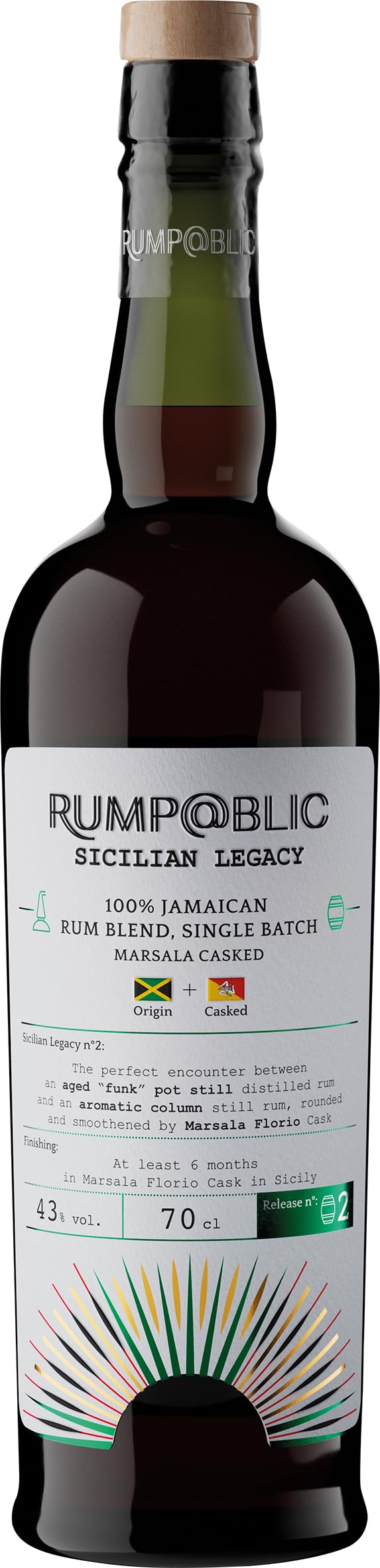 Rump@blic Jamaican Sicilian Legacy Rum Release 2 700ml