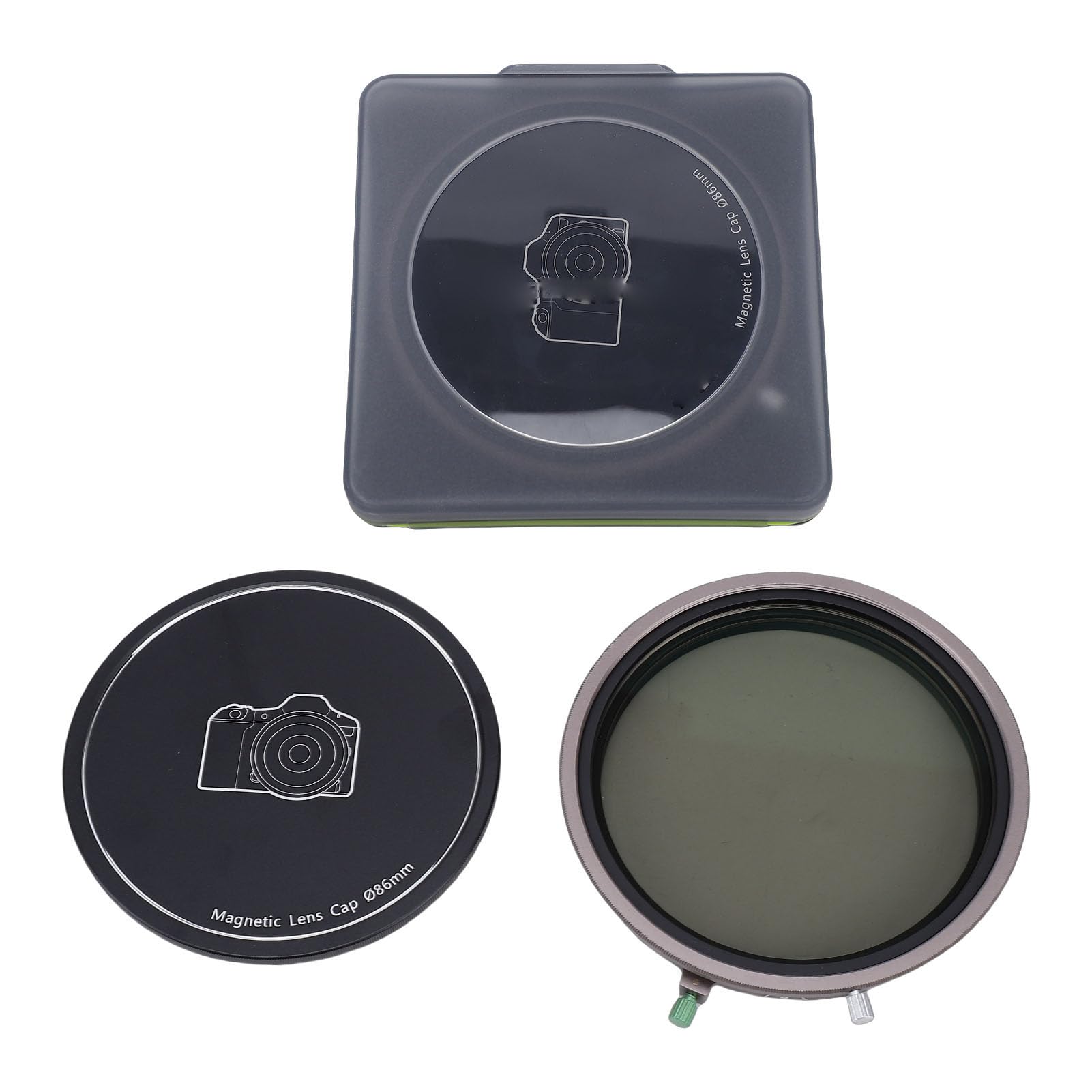 Annadue ND3 450 CPL 1,5 8,5 Zatrzymuje dyfuzję Czerni 1 4 Filtr, Regulowany Magnetyczny Filtr Obiektywu 3 w do Aparatu Bezlusterkowego 82 Mm, z magnetyczną osłoną Obiektywu do