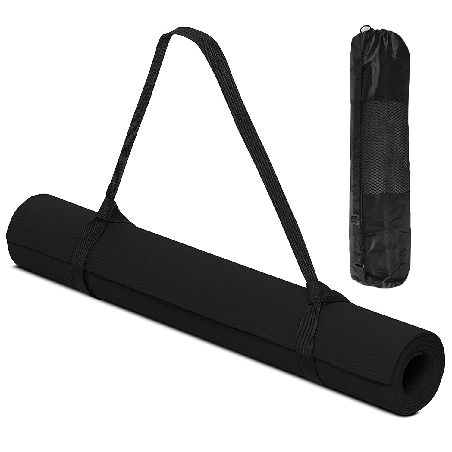Yoga Mat 4mm Anti Skid Yoga Mat For Home And Gym Workout With Bag And Carry Strap (B09B7CJTZ9) Amazon Price History, Amazon Price Tracker