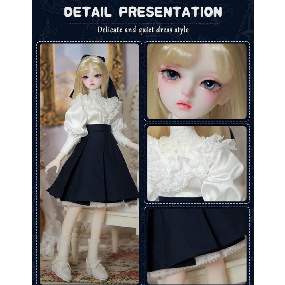 DH277 BJD 1/8 ドール本体 Pastries　球体関節人形 BJD ドール フルセット 1/8 球体関節人形 17.7cm 樹脂製 球体