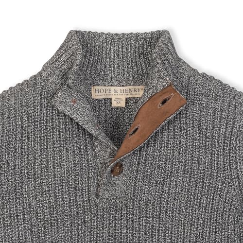 Image of Organic Cotton Mock Neck Sweater by Hope & Henry Boy