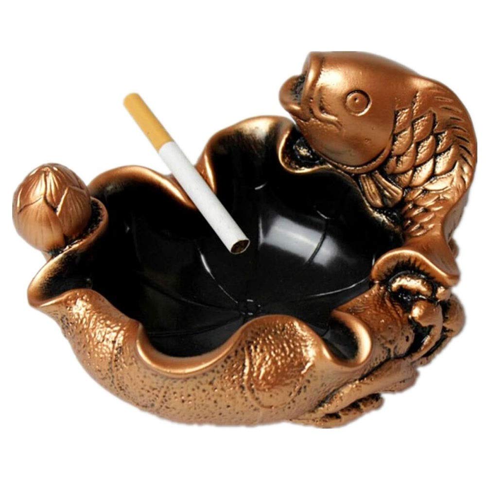 ZA Animal Fish Creative Ashtray, Cigarette Ashtray for Indoor or Outdoor Use, Ash Holder for Smokers, Desktop Smoking Ash Tray for Home Office, As Gifts for Men or Smokers