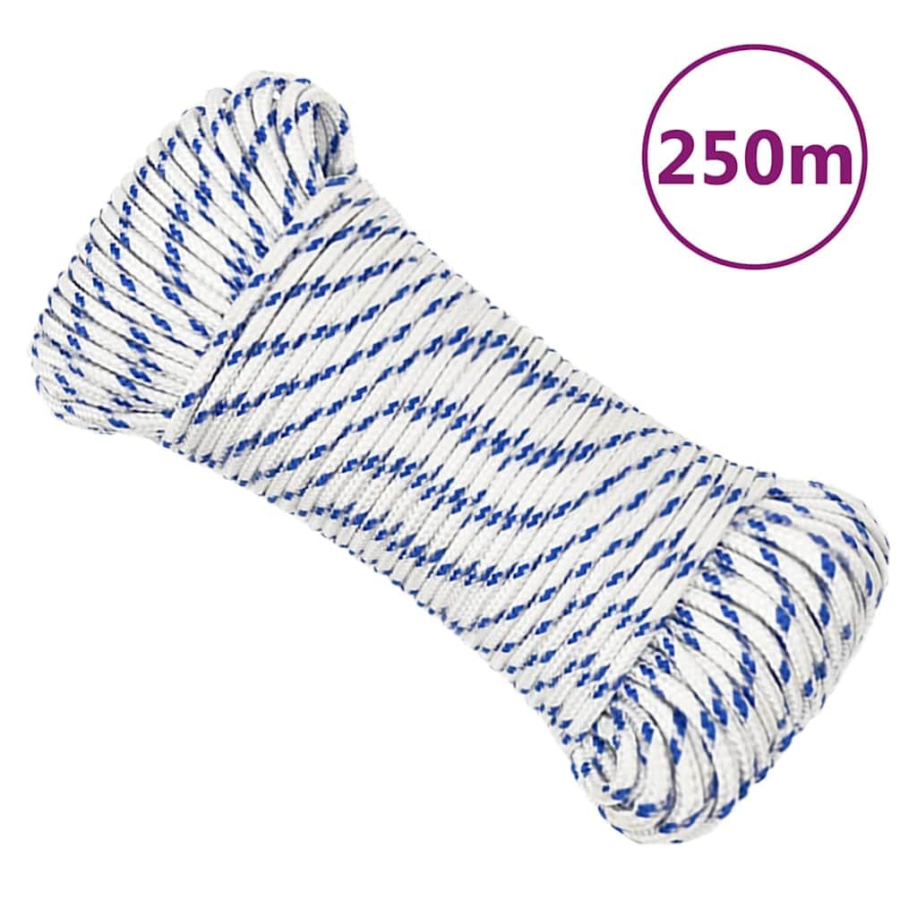 Corde bateau blanche 4 mm 250 m polypropylène