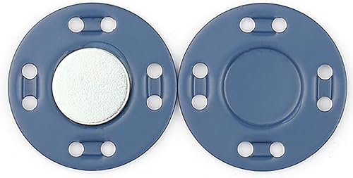 Juego de 6 botones magnéticos, suministros de costura, hebilla magnética de metal, 3 pares de botones invisibles a presión para ropa, abrigo,