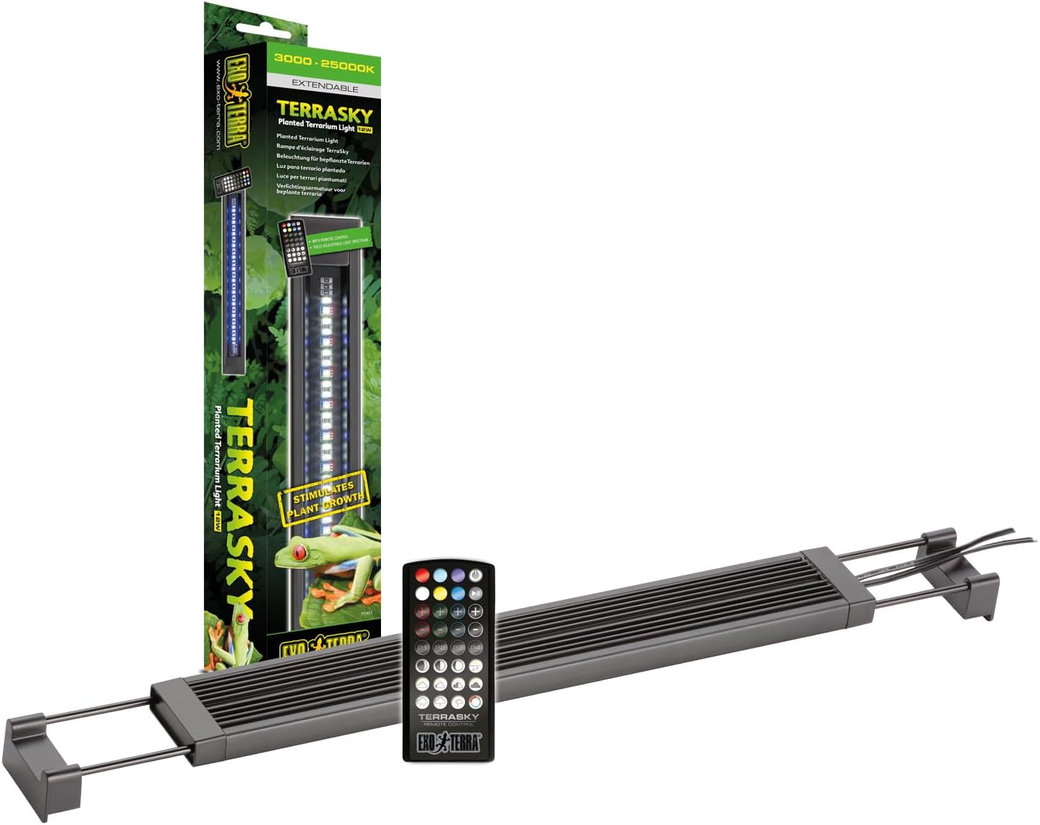 Exo Terra TerraSky Planted and Reptile Terrarium LED Lighting, Tan