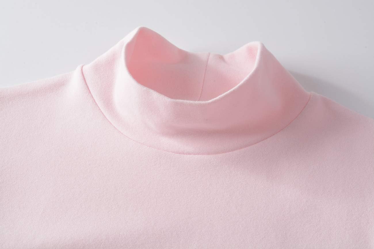 Women's Cotton Mock Turtleneck Long Sleeve Basic Thermal Top - Image 5