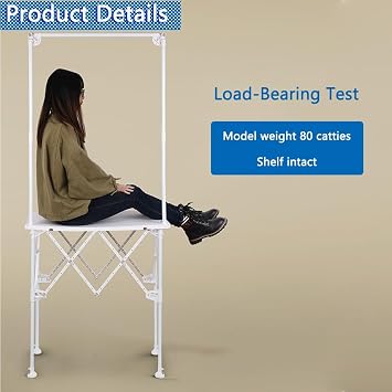 Portable Trade Show Display Counter Table, Reception Event Desk Podium Table, Indoor/Outdoor Foldable Banner Stand for Booth/Advertising/Exhibition