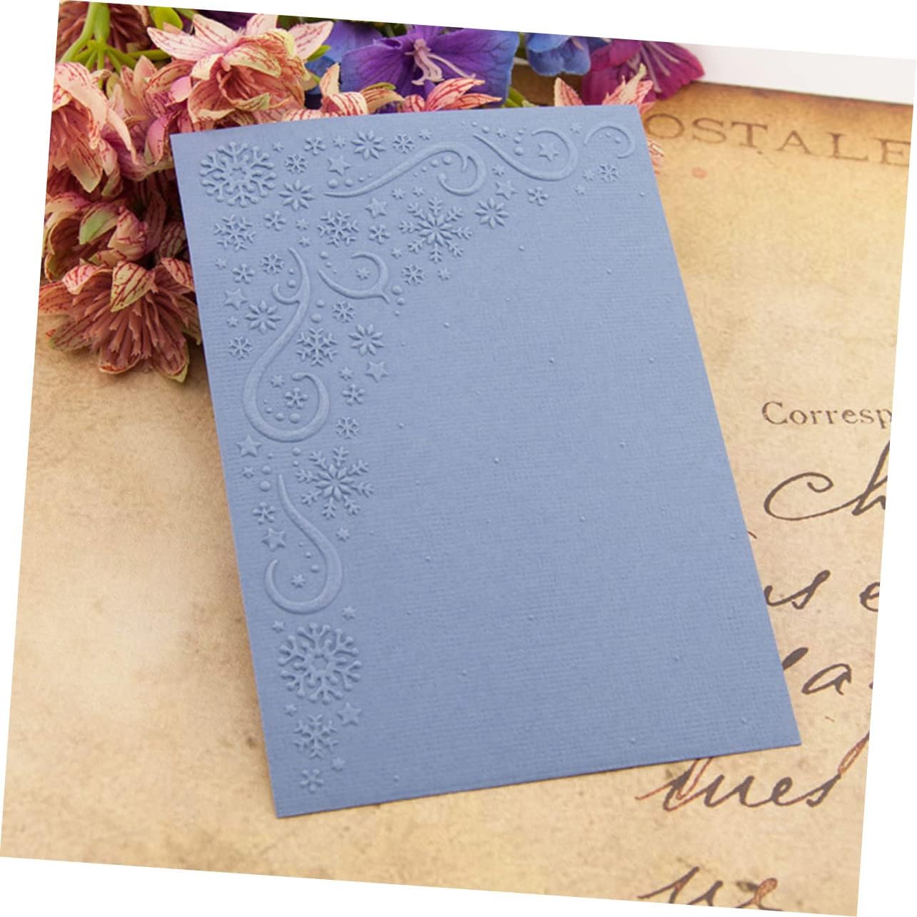 DOITOOL DIY Plastic Embossing Dies for Scrapbooking Snowflakes and Stars Design Stencil Template for Paper Crafts Album Decoration and Creative Projects