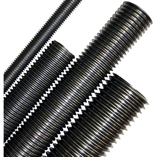INVENTO 4pcs SS304 Threaded Rod 8mm