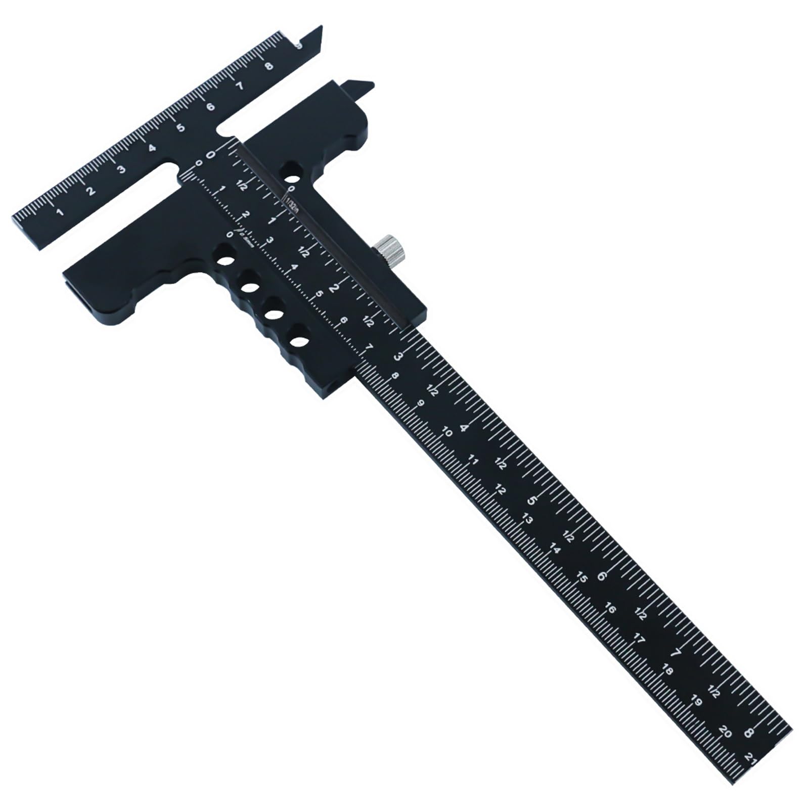 Woodworking Scriber Marking Line Ruler T Type Woodworking Ruler Layout and Measuring Tools Precisions Marking T Scribing Gauge