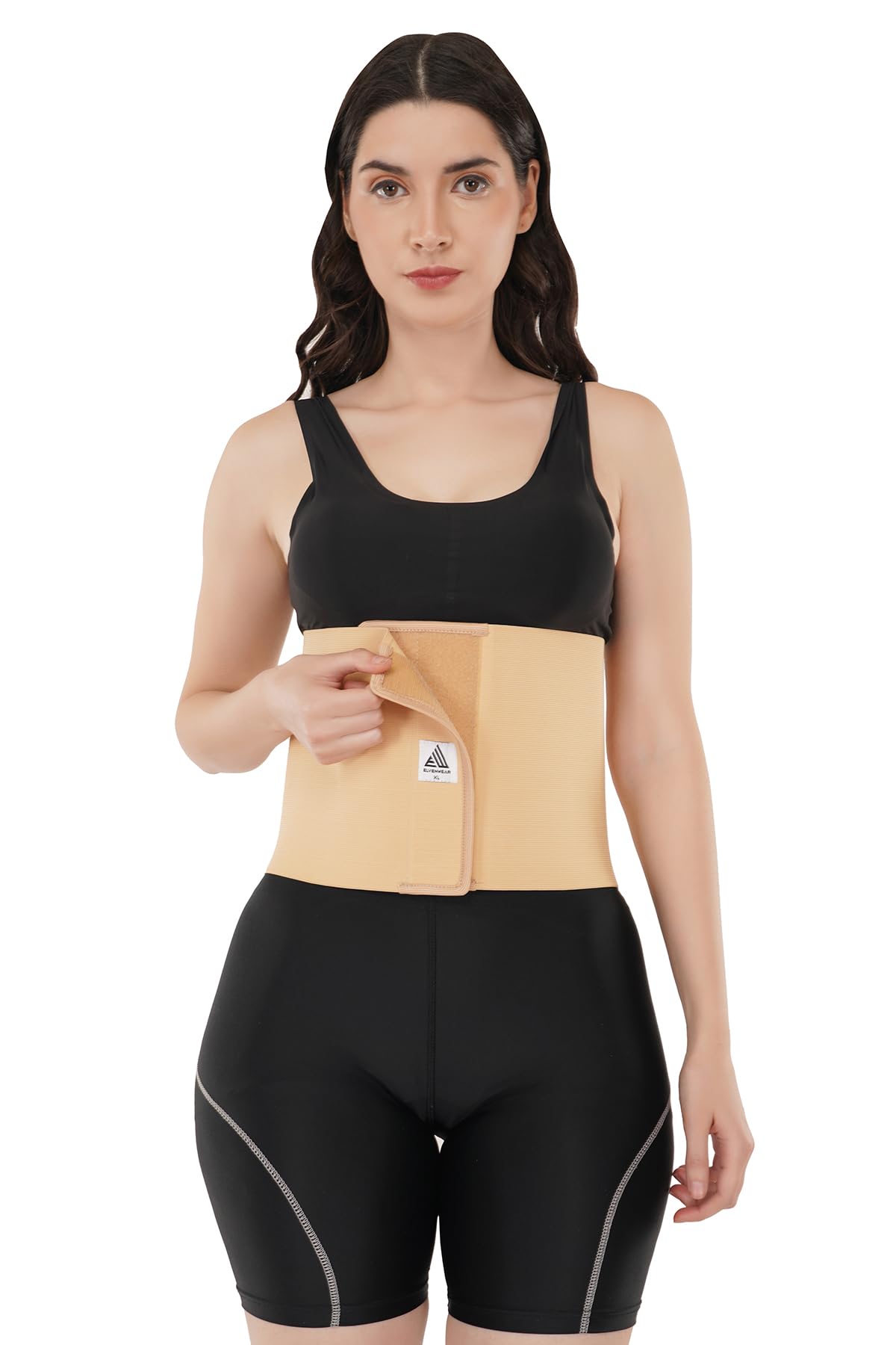 Elvenwear Abdominal Binder Belt for Tummy Reduction, Back Pain Support Belt for Men & Women (L, Skin) (B0CNTK8SV4) Amazon Price History, Amazon Price Tracker