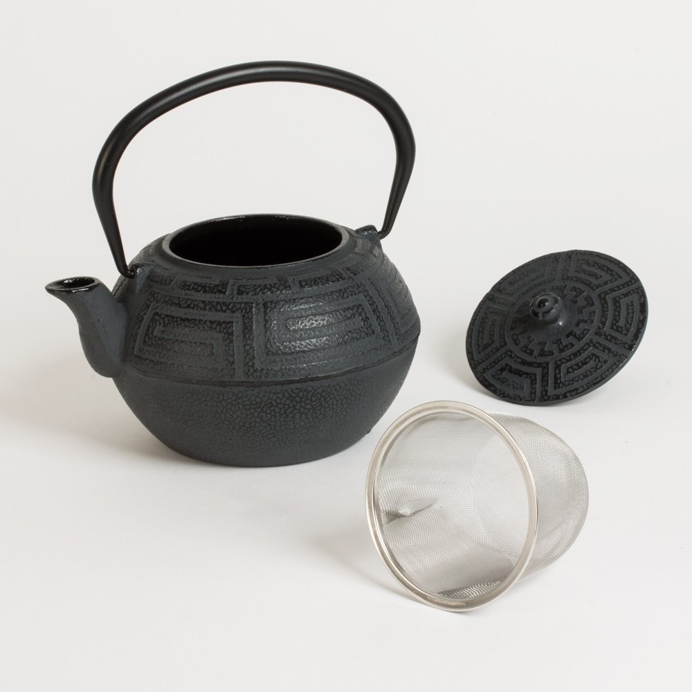 Tetera de Hierro Fundido Zen 1,2 l, Gris Oscuro
