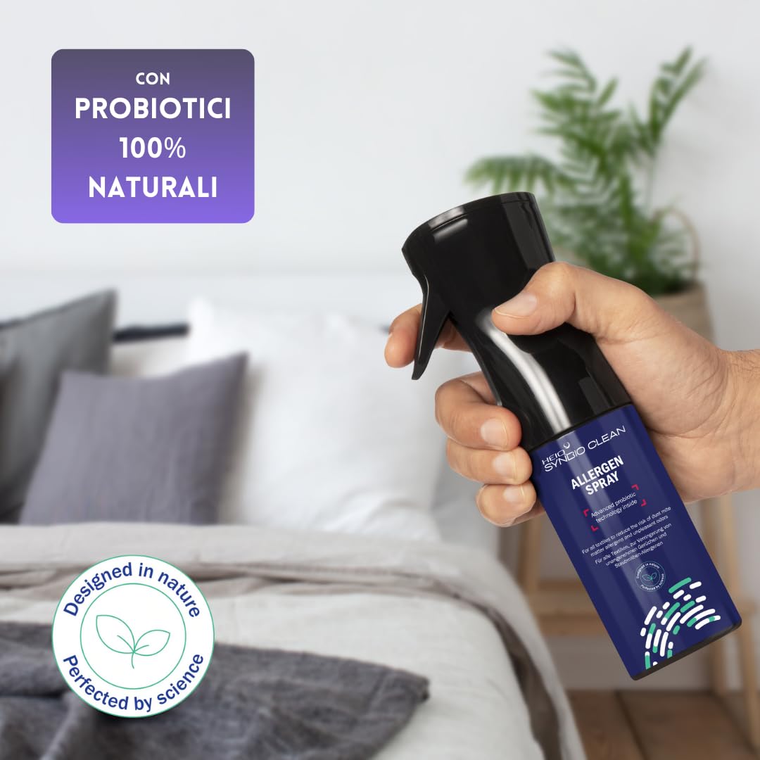 ALLERGEN SPRAY - Elimina allergeni e odori per tessuti. 180ml.