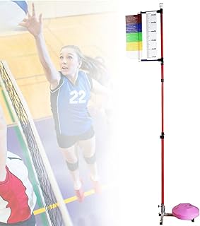 JINGEDD Vertical Jump Tester,1.3-3.6 Meters Adjustable Jump Measurement Tool Stick Pole,Vertical Challenger Tester For Basketball And Volleyball,Jump Training Equipment For School Gyms