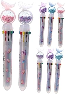 HONMEET 8 Peças Canetas Esferográficas Lantejoulas Canetas De Desenho Caneta De Escrita Caneta Fofa Canetas De Desenho Delicado Canetas De Desenho Kawaii Caneta Esferográfica Resistente