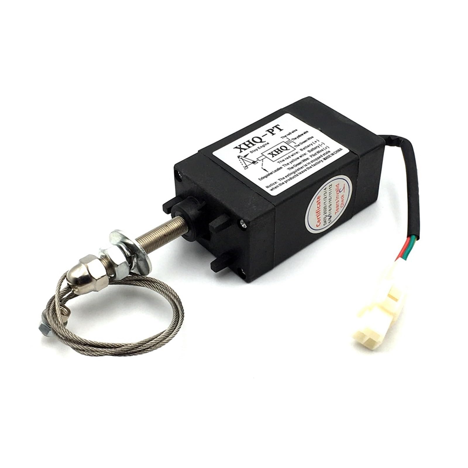1pcs XHQ-PT 12V pull Type Diesel Engine Accessory Stop Solenoid
