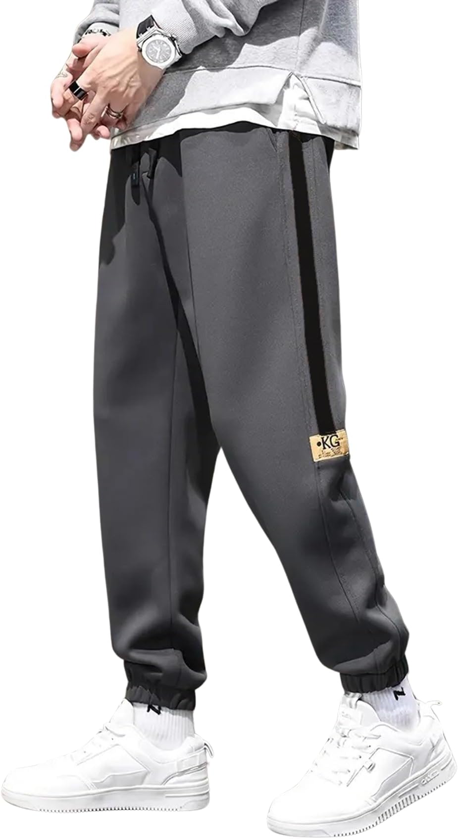 LymioTrack Pant for Men || Regular Fit || Track Pants || Lycra Full Elastic Jogger Track Pant (Available in Combo Packs) (TP-36-38)