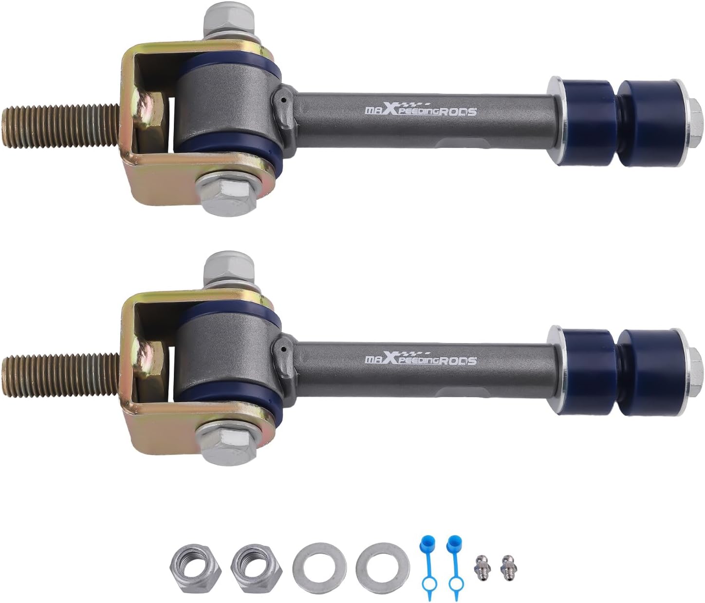 maXpeedingrods 0-2” Sway Bar End Links for 1999-2019 Chevy/GMC 2500HD/3500HD/1500HD/1500 Silverado/Sierra