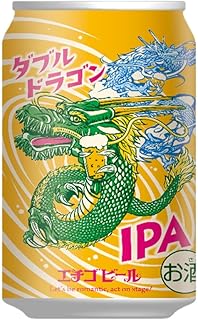 エチゴビール ダブルドラゴン IPA 350ml 24本 (1ケース) 缶 クラフトビール 新潟県