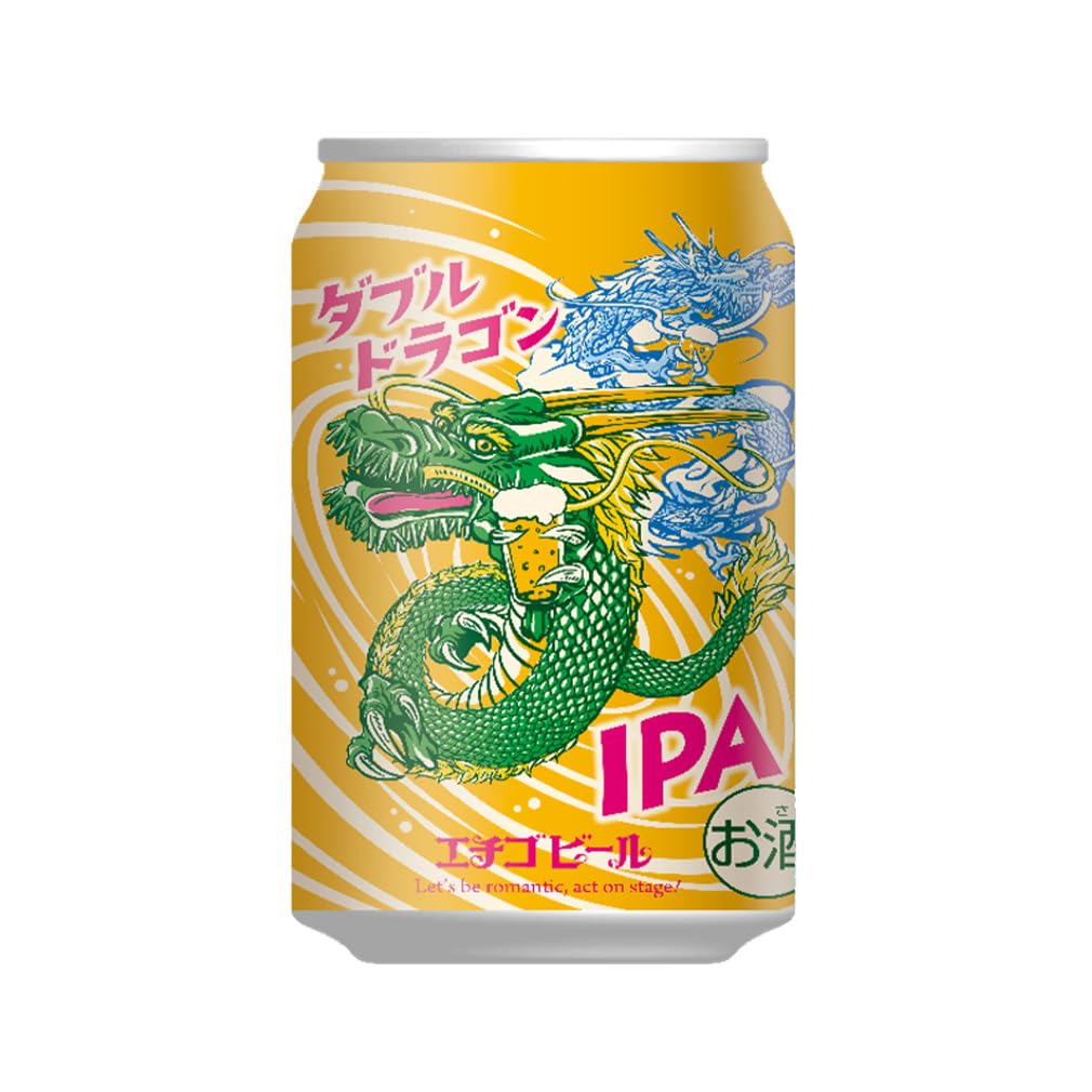 Amazon.co.jp: エチゴビール ダブルドラゴン IPA 350ml 24本 (1ケース