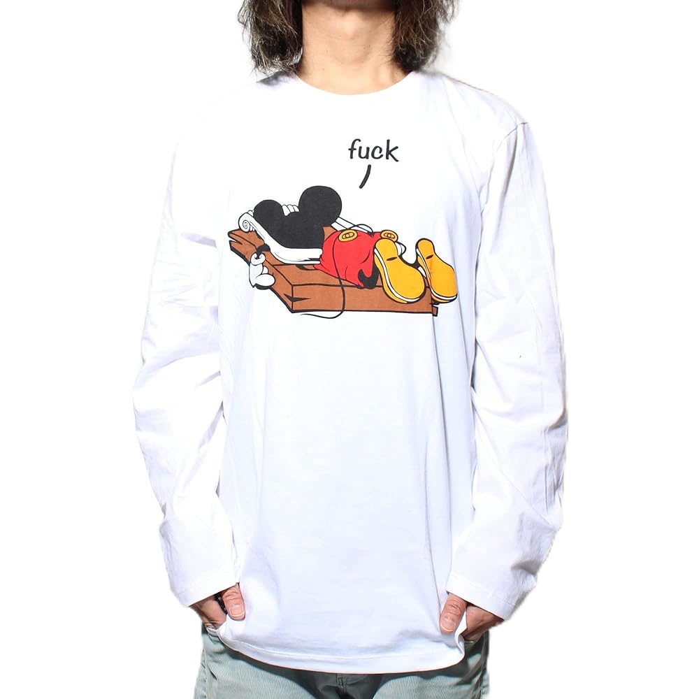 USA製　 エロT　　ミッキー　メッセージ USA製 エロT ミッキー メッセージ レディース] 1980s USA製