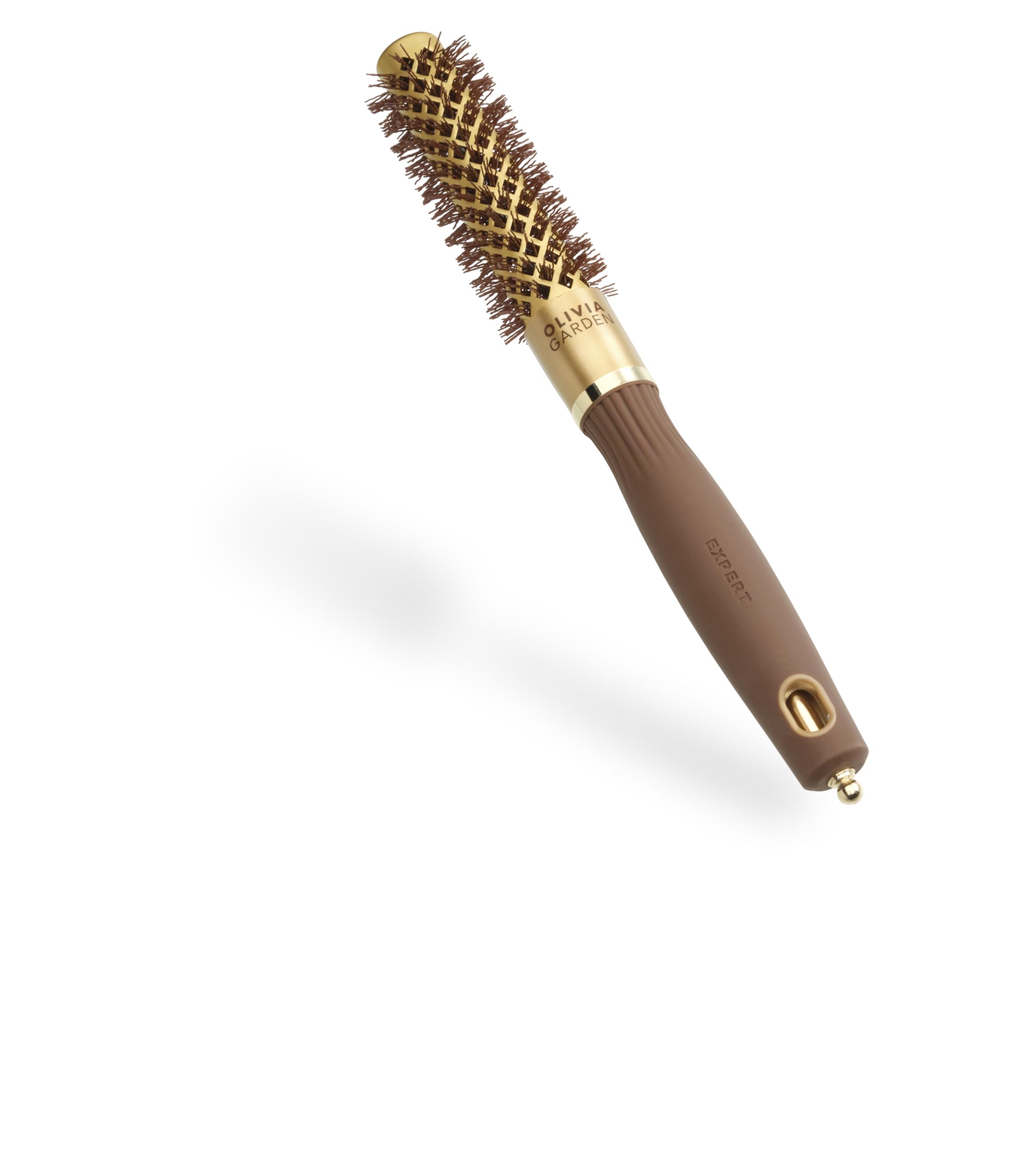Olivia GardenExpert Blowout Shine Gold & Brown Hairbrush - 20
