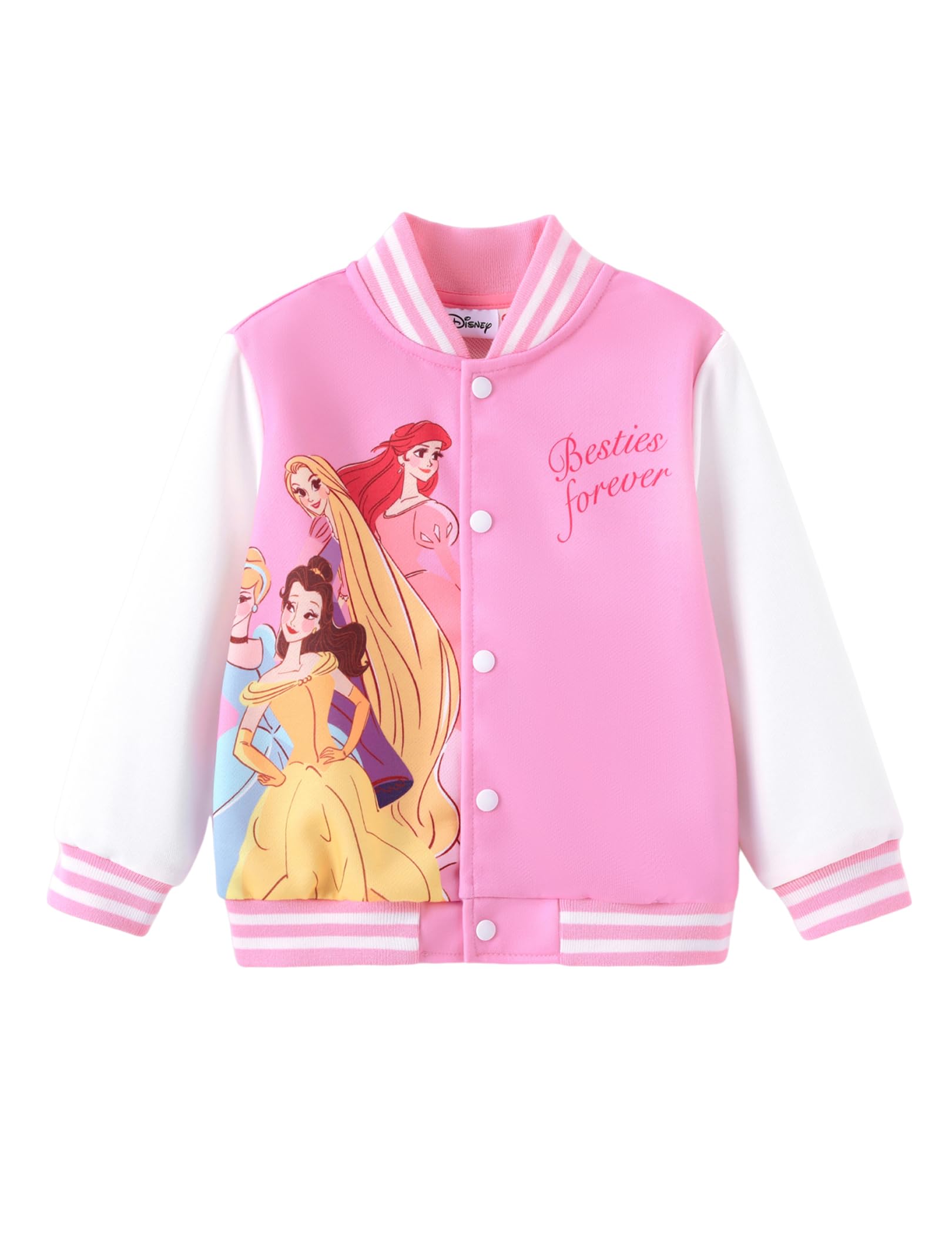 Disney Girl &amp; Boy Varsity Bomber Jacket Fall Sweatshirt Toddler to Big Kid