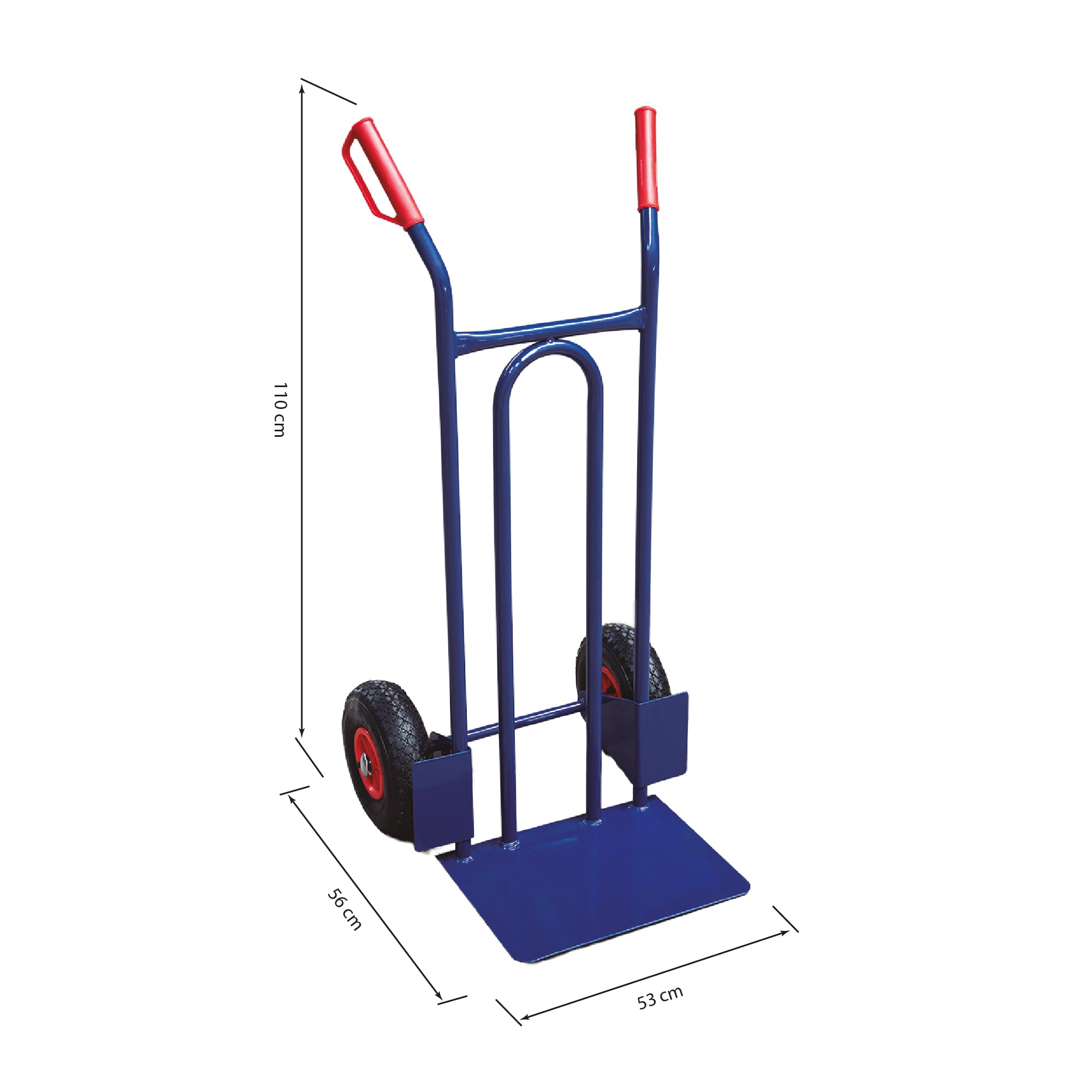 Carretilla Profesional Cofan con Pala Fija, Ruedas Neumáticas, Capacidad de Carga 250 kg