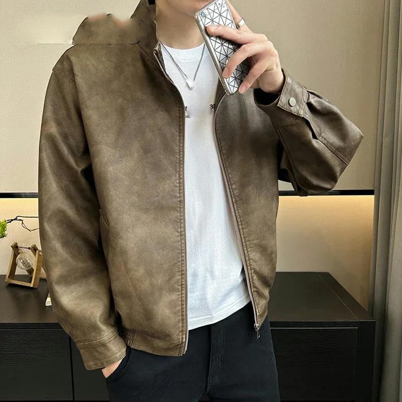 Veste coupe-vent rétro homme imperméable printemps automne légère - 3