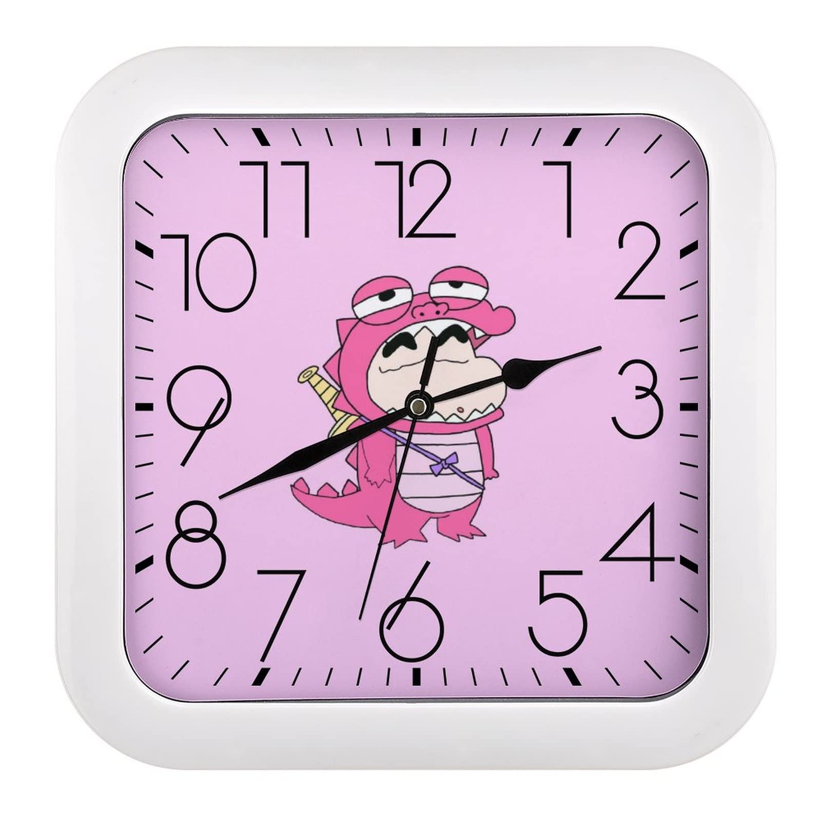 希少　掛け時計 クレヨンしんちゃん 足振りクロック アナログ 静音 連続秒針 楽天市場】プラスト ティーズファクトリー□足振りクロック からくり