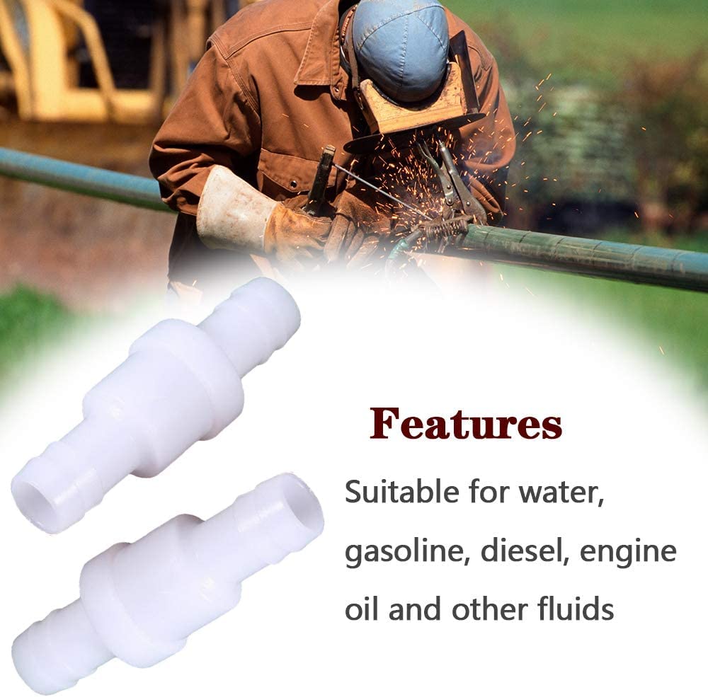 Inline Rückschlagventil Kunststoff 1 X 4 Mm Inline-Rückschlagventil Für Kraftstoff, Öl, Wasser, Gas & Luft – Einweg-Ventil Aus Kunststoff Inline Rückschlagventil Kunststoff 1 X 4 Mm Inline-Rückschlagventil Für Kraftstoff, Öl, Wasser, Gas & Luft – Einweg-Ventil Aus Kunststoff