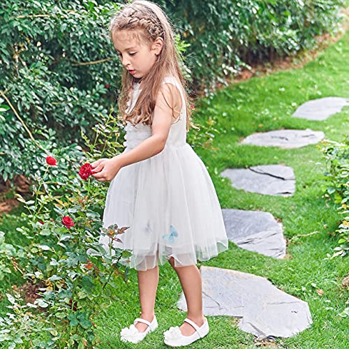 Image of Felix & Flora Toddler Flower Girl Dress Shoes - Girl Ballet Flats Party School Shoes Wedding