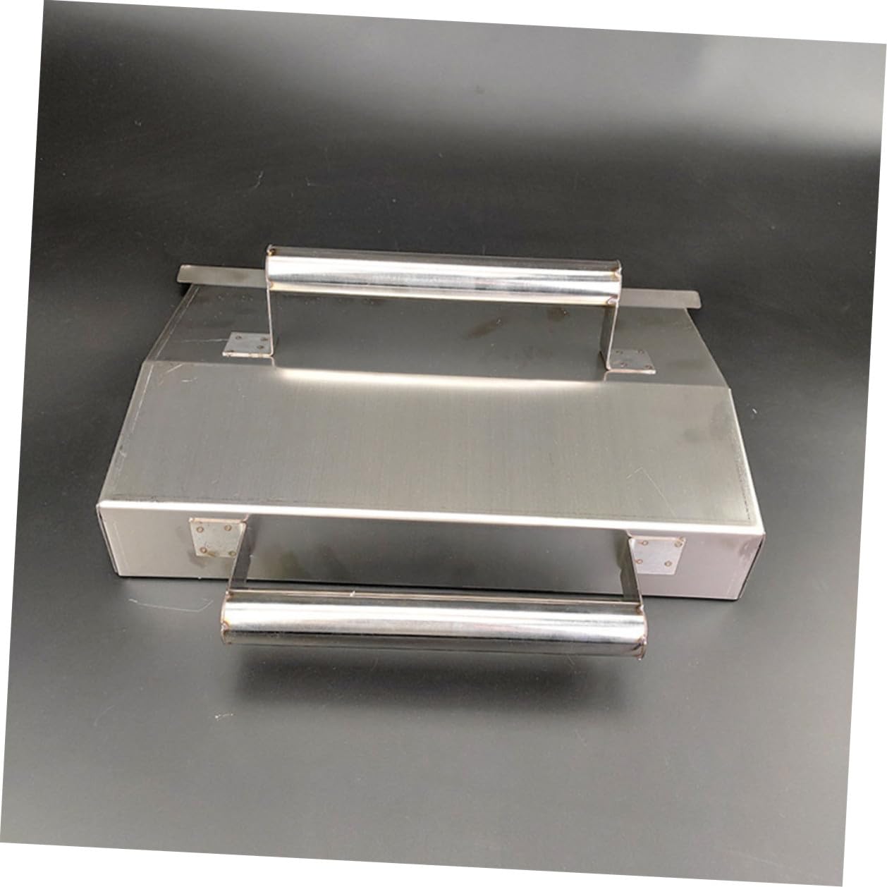 Baluue Truelle à Béton Acier Inoxydable pour Finition Plâtre Outil de Lissage Mural Ergonomique pour Cloison Sèche et Ciment Outil Maçon Multifonction pour Enduit Intérieur