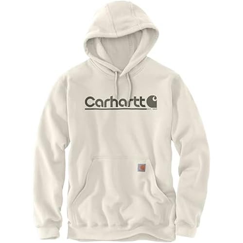 Carhartt Men's Rain Defender Loose Fit Midweight Logo Graphic Sweatshirt