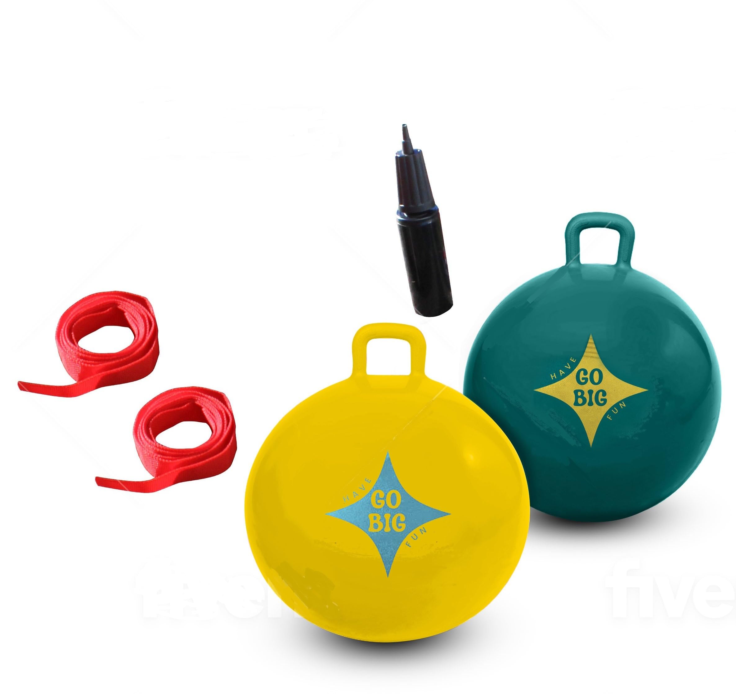 Amazon.com: Adventure Sports Set of 2 Hop Ball Race Set : Toys & Games