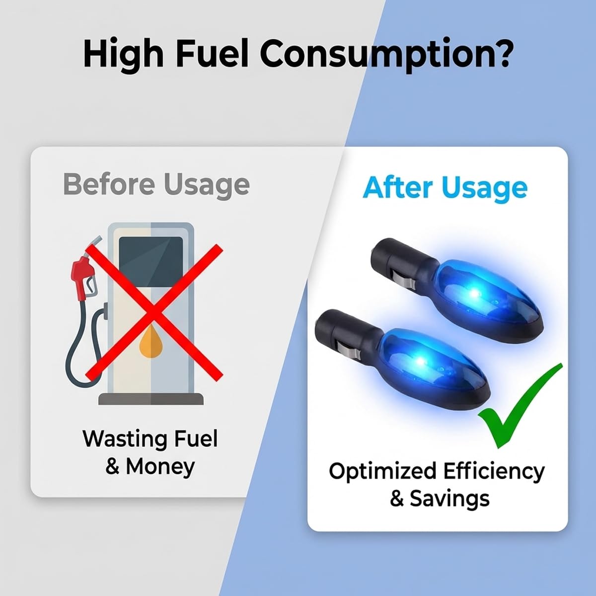Fuel Sync Gas Saver 2 Pack, Portable Automotive Spill Saver for Fueling Gasoline, Diesel, Water & Lubricants, Plug and Play No-Spill Transfer Device, Drive Farther Efficient Filling Tool — view 5