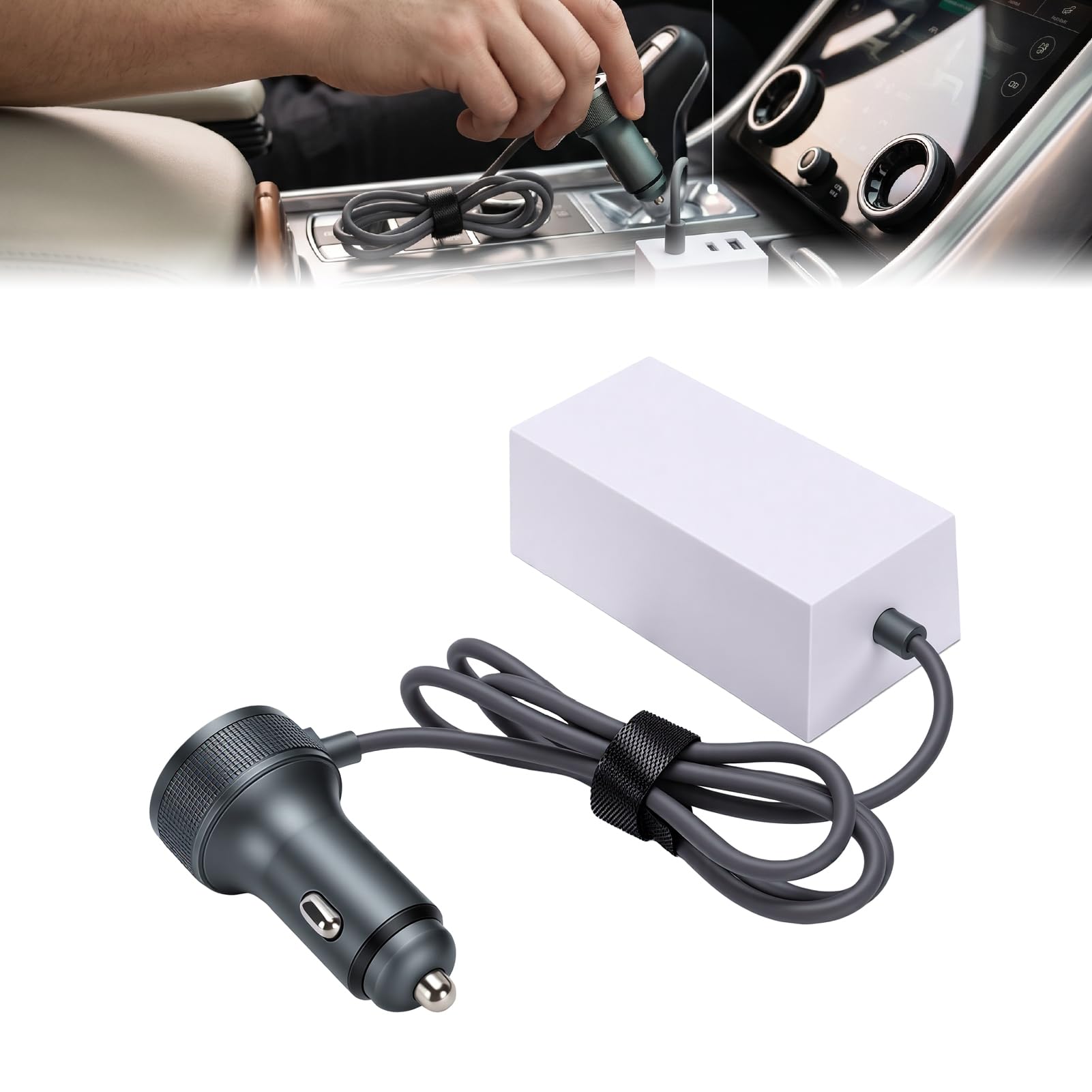 Convertidor Elevador de Voltaje para Coche, Adaptador de