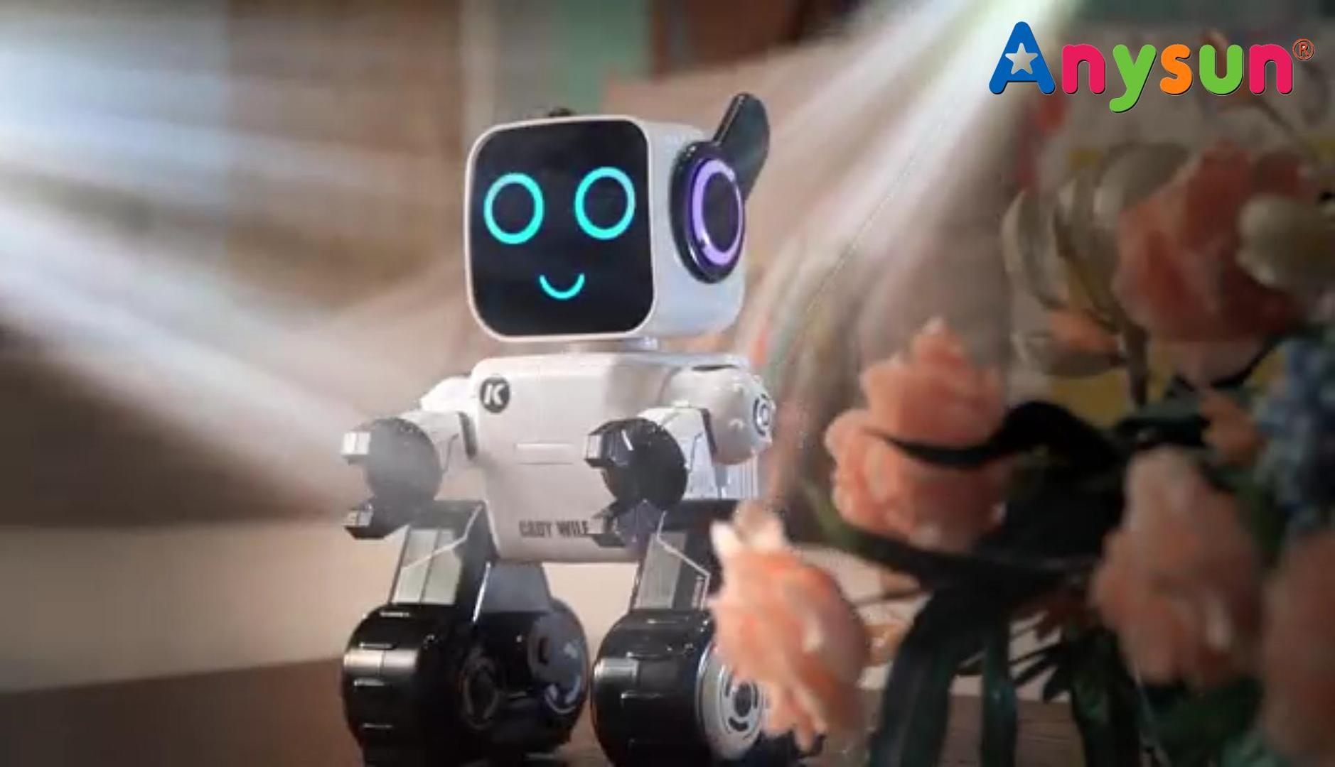 Robot Télécommandé Anysun Pour Enfants - Danse, Chante, Programmable - App Et Télécommande - Avec Tirelire